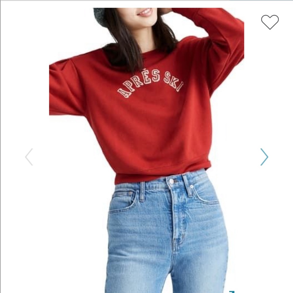Red Après Ski Women's Top